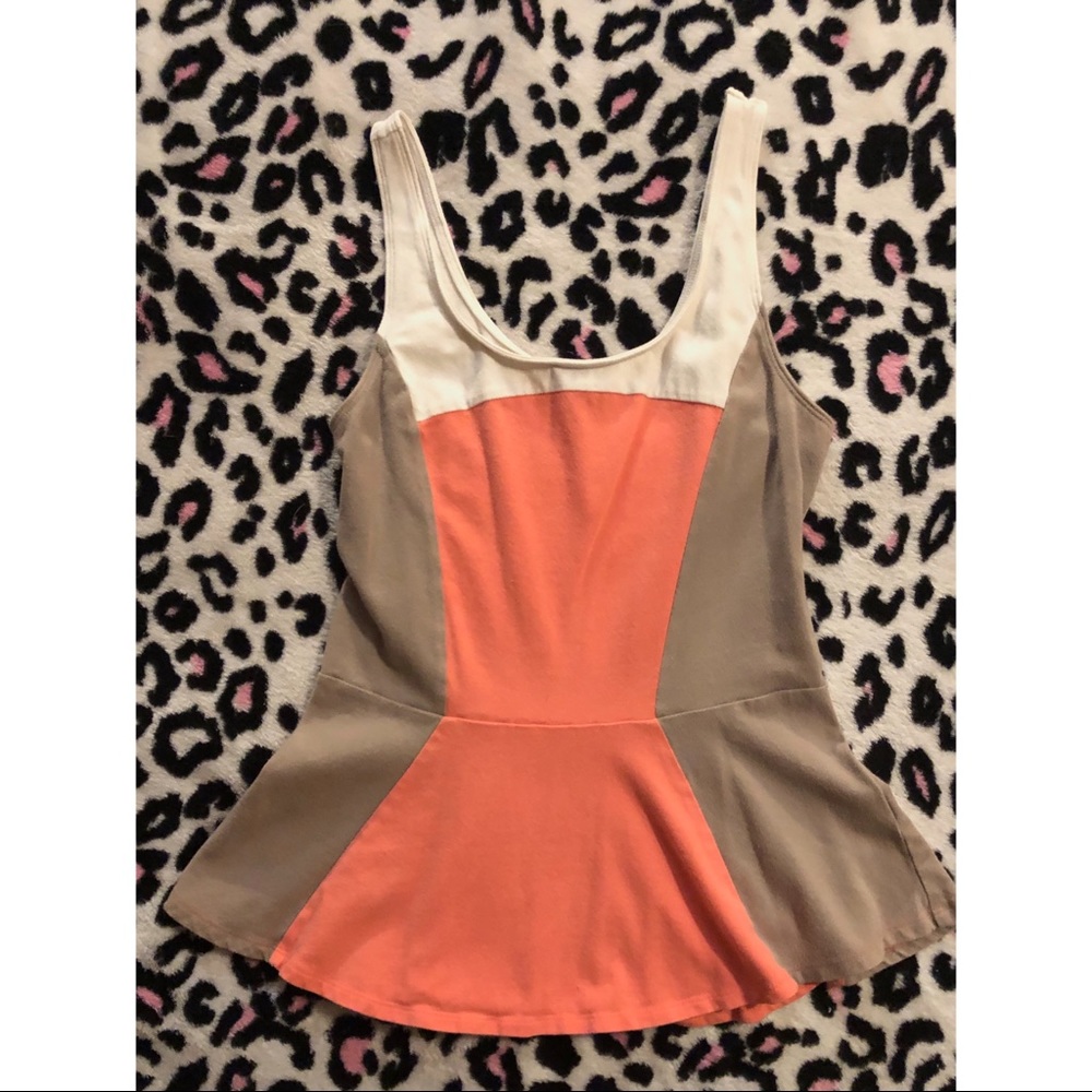 Express Peplum Sleeveless Top